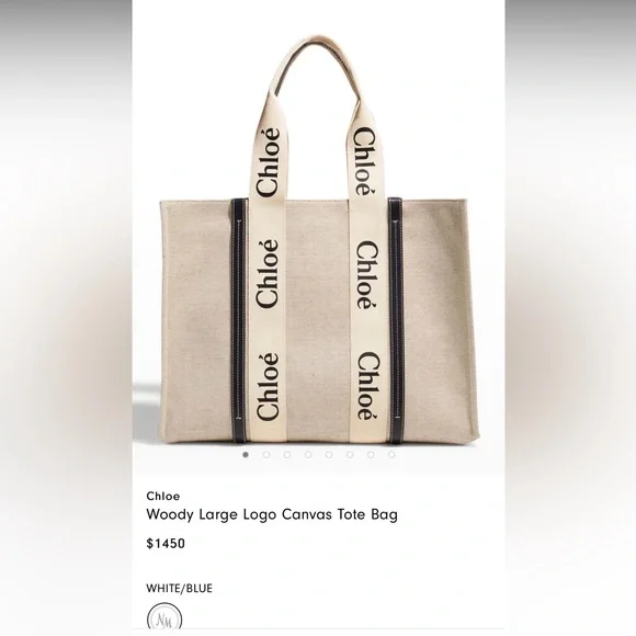 Chloe | Bags | Large Chloe Woody Blue | Poshmark